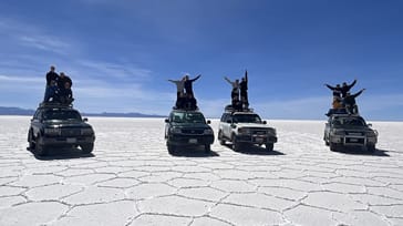 Jeep tur i Salar de Uyuni, Bolivia