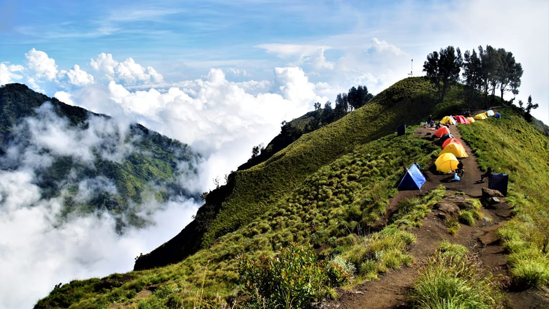 Teltcamp, Rinjani, Lombok