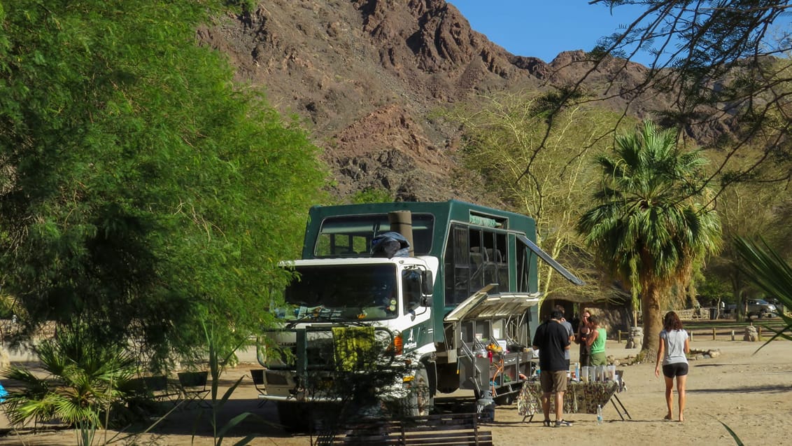 Adventure trucken 'slået ud' til et frokoststop