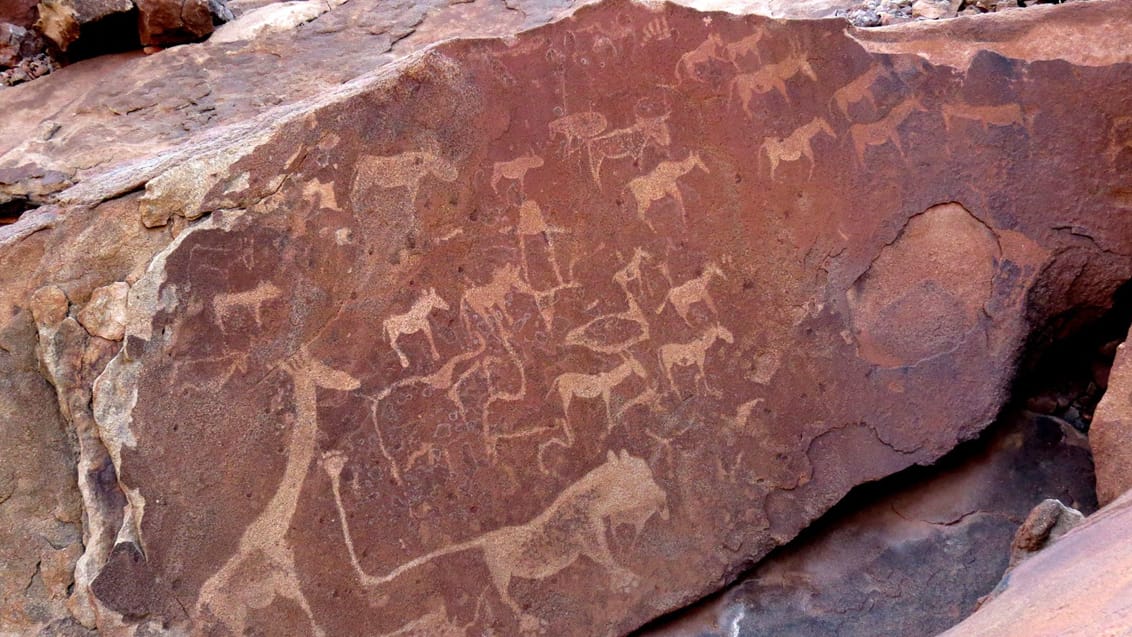Oplev de ældgamle hulemalerier ved Twyfelfontein