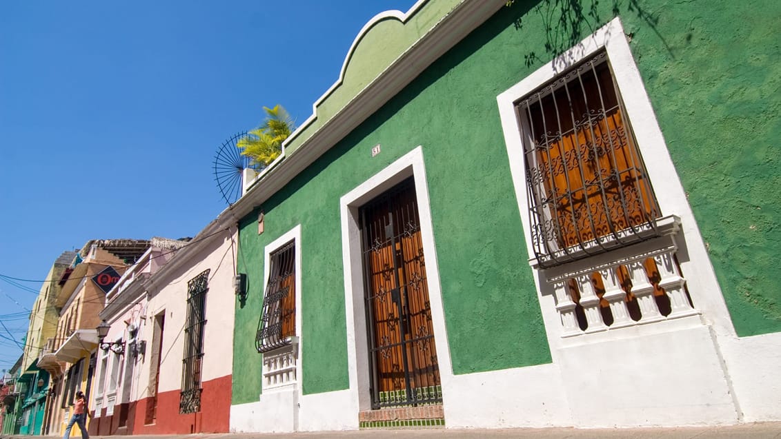 Farverige huse i Santo Domingo Farverige huse i Santo Domingo
