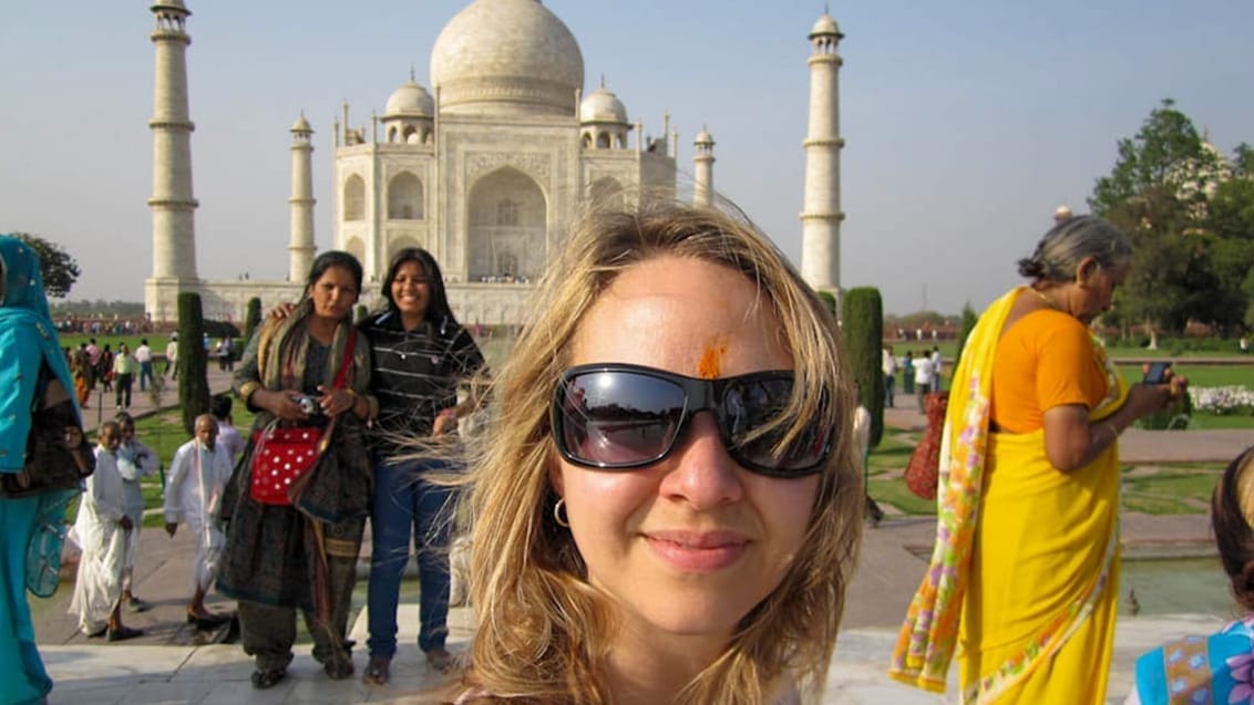 Du besøger blandt andet Taj Mahal undervejs på din rejse i Indien