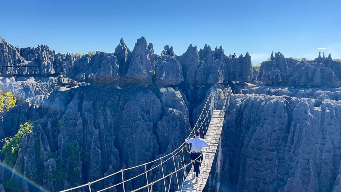 Tag på en aktiv dag i Tsingy Nationalpark i Madagaskar