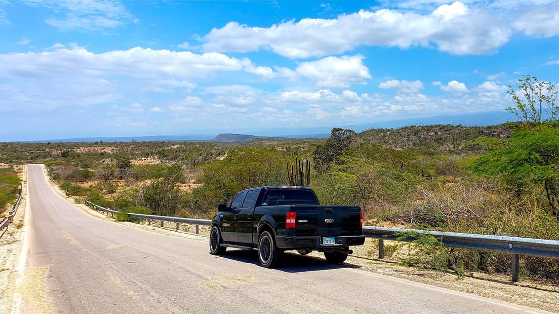 Vejen til Cabo Rojo, Dominikanske Republik Vejen til Cabo Rojo, Dominikanske Republik