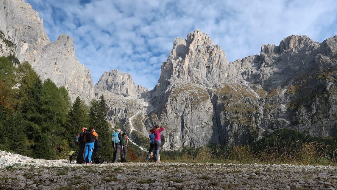 Trekking fra hytte til hytte i Dolomitterne, Pale di San Martino