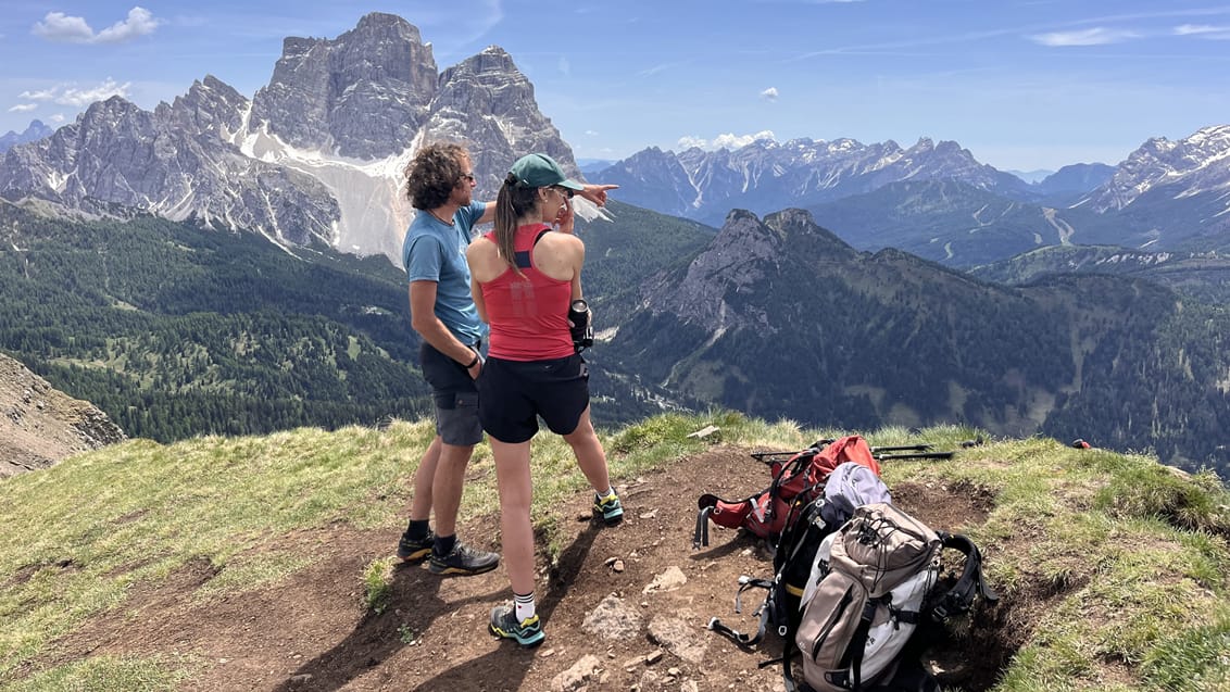 Vandring i Dolomitterne fra autentisk bjergbase, Cima Corvo