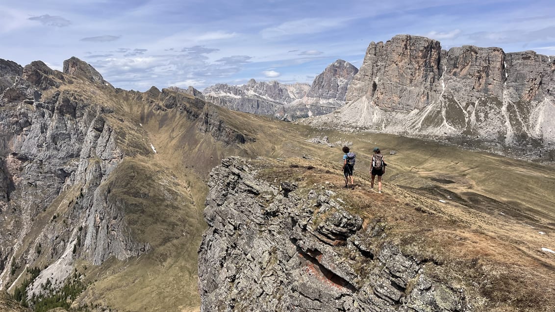Vandring i Dolomitterne fra autentisk bjergbase, Cima Corvo