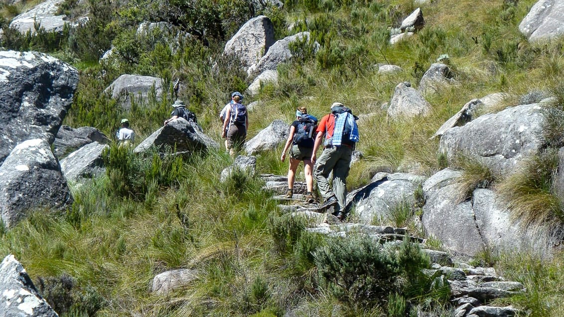 Det er hårdt og udfordrende at trekke i Madagaskar, men også utroligt givende