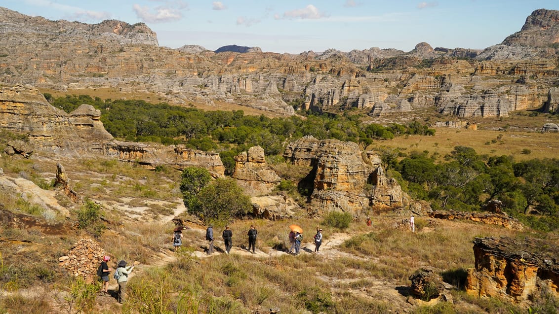 Vandring i Isalo Nationalpark i Madagaskar