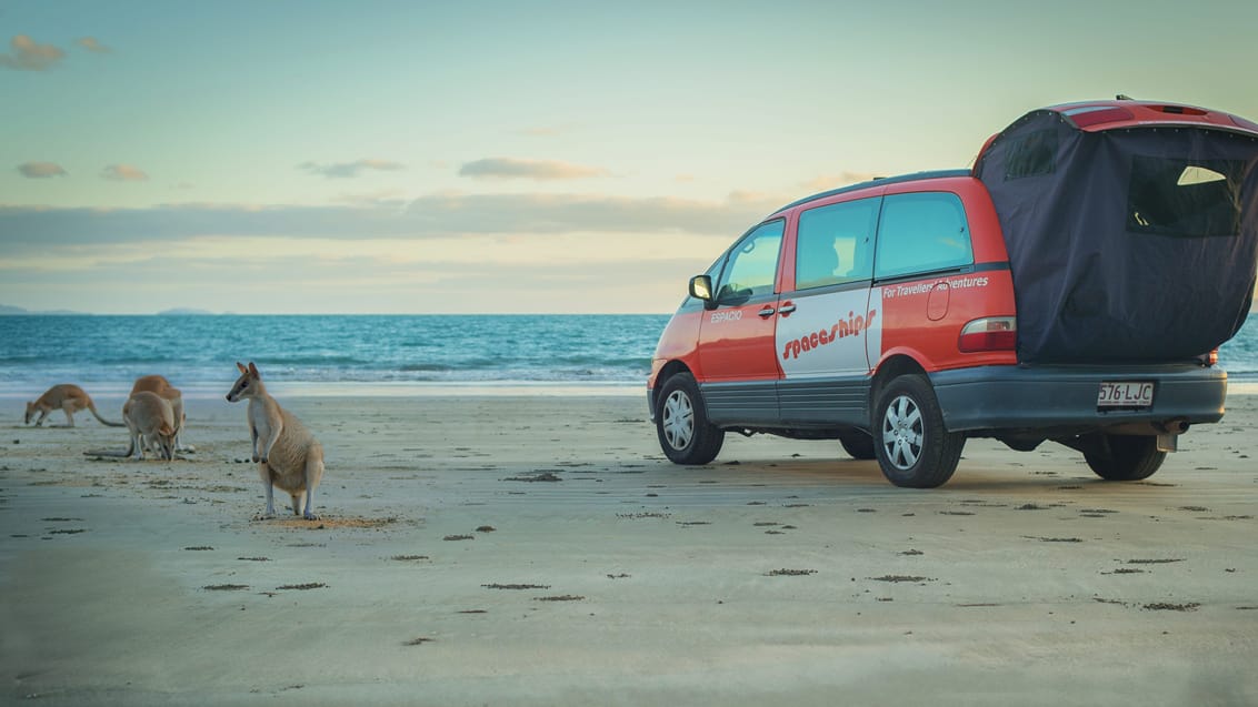 Spaceship minicamper Australien