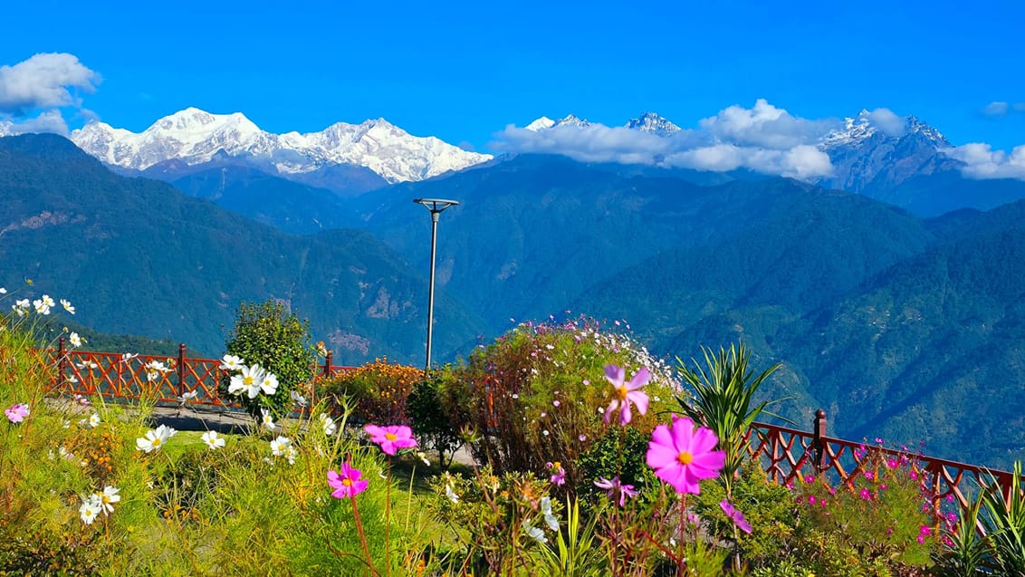 Udsigt over Indisk Himalaya fra områderne omkring Pelling