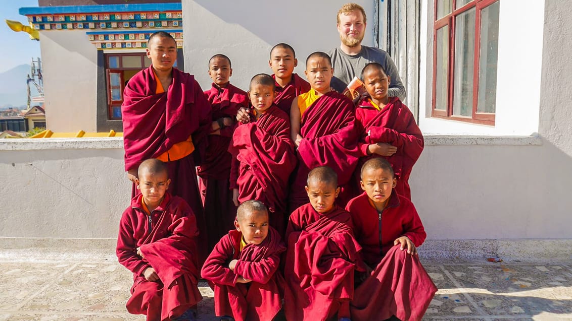 Frivilligt arbejde med børn på buddhistisk kloster i Nepal Frivilligt arbejde med børn på buddhistisk kloster i Nepal