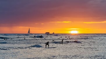 Det Vestlige Canada og badeferie på Hawaii
