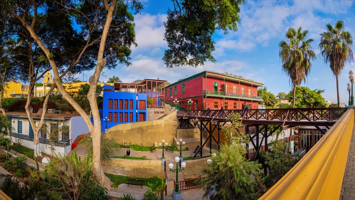 Farverige bygninger, Lima, Peru