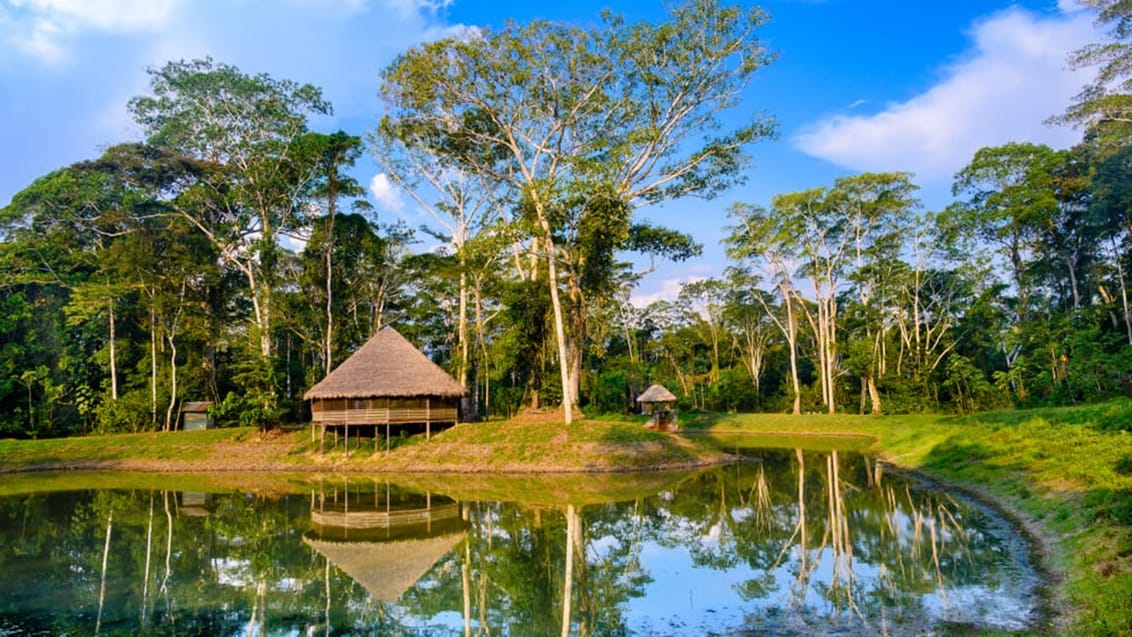 Landskab ved Puerto Maldonado, Peru
