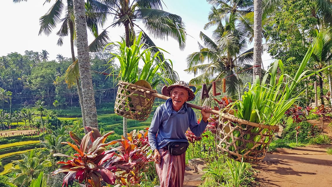 Lokal bonde i Jatiluwih, Bali