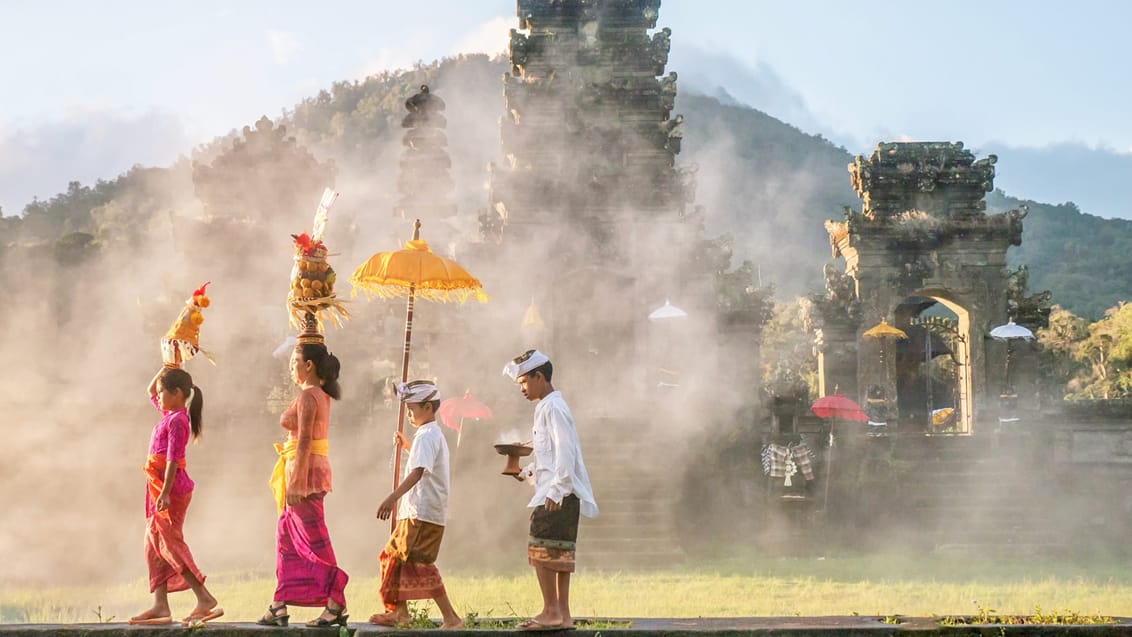 Lokal ceremoni på Bali