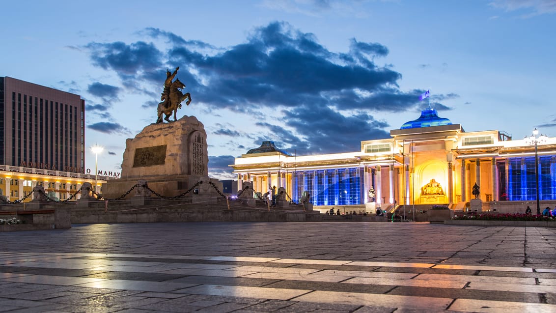 Du har tid til at opleve Mongoliets hovedstad Ulaanbaatar